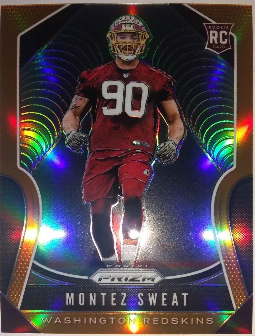 Montez Sweat [Orange Prizm] #391
