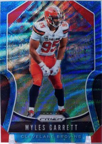 Myles Garrett [Blue Wave Prizm] #90