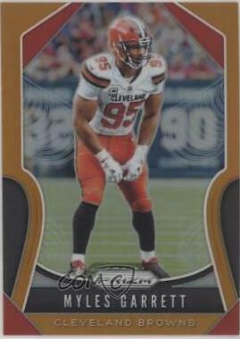 Myles Garrett [Orange Prizm] #90