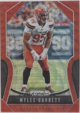 Myles Garrett [Red Wave Prizm] #90