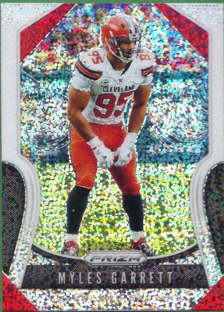 Myles Garrett [White Sparkle Prizm] #90