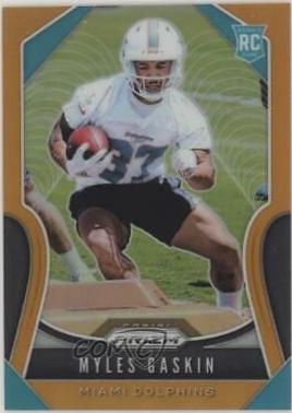 Myles Gaskin [Orange Prizm] #334