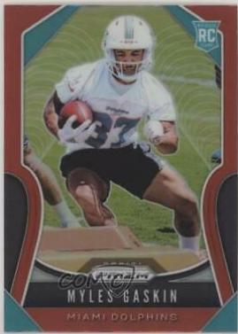 Myles Gaskin [Red Prizm] #334