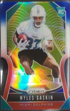 Myles Gaskin [Red, White, Blue Prizm] #334