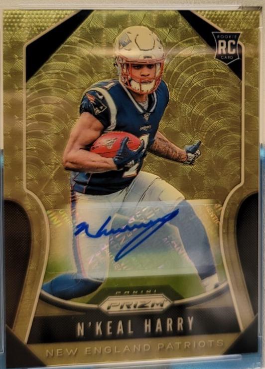 N'Keal Harry [Autograph Gold Vinyl Prizm] #342