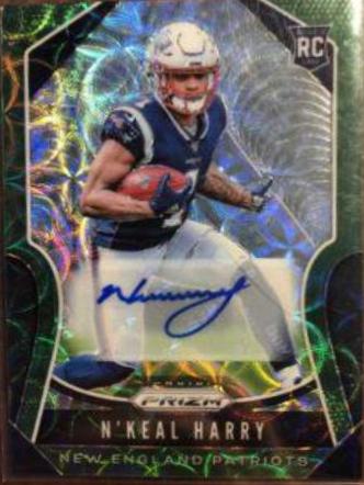 N'Keal Harry [Autograph Green Scope Prizm] #342