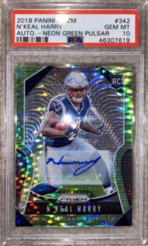 N'Keal Harry [Autograph Neon Green Prizm] #342
