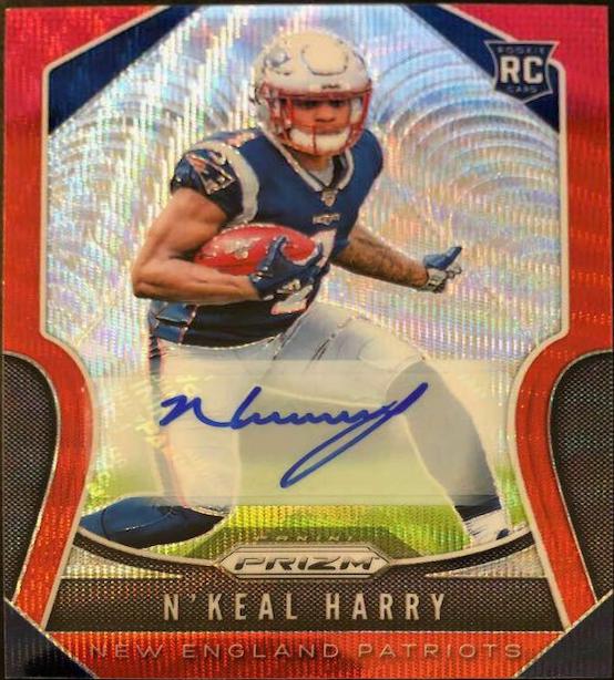 N'Keal Harry [Autograph Red Wave Prizm] #342