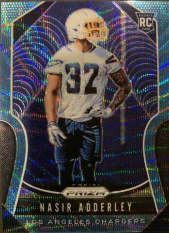 Nasir Adderley [Blue Wave Prizm] #382