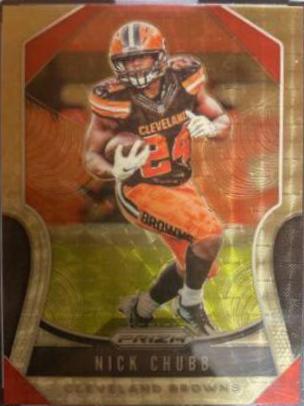 Nick Chubb [Gold Vinyl Prizm] #89