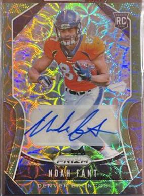 Noah Fant [Autograph Green Scope Prizm] #365