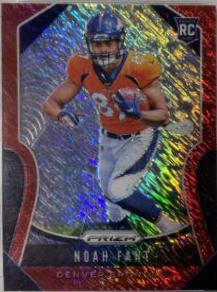Noah Fant [Autograph Red Shimmer Prizm] #365
