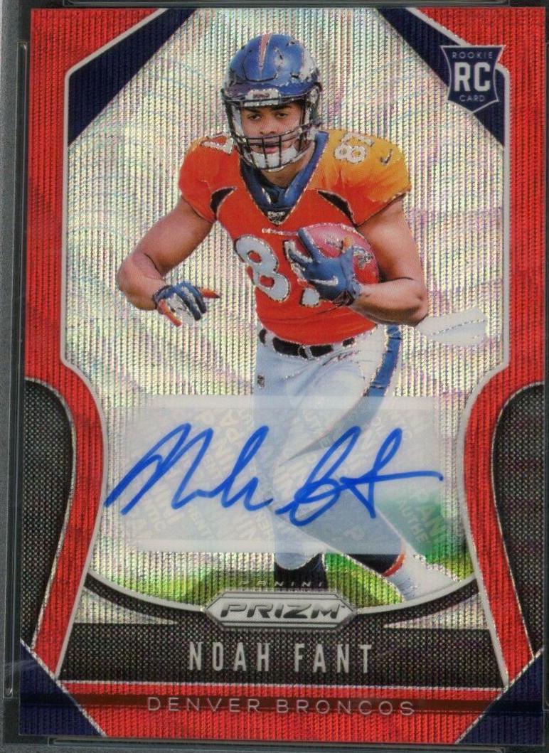 Noah Fant [Autograph Red Wave Prizm] #365