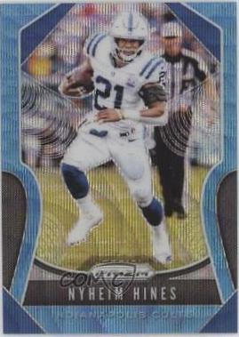 Nyheim Hines [Blue Wave Prizm] #147