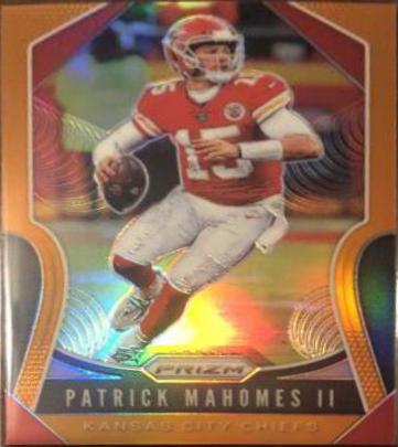 Patrick Mahomes II [Orange Prizm] #210