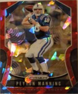 Peyton Manning [Red Ice Prizm] #142