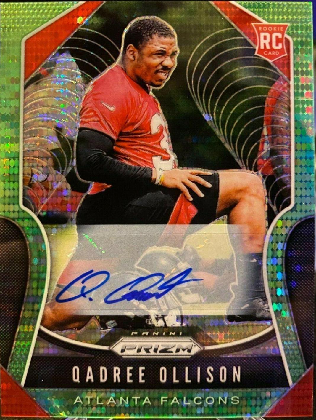 Qadree Ollison [Autograph Neon Green Prizm] #375