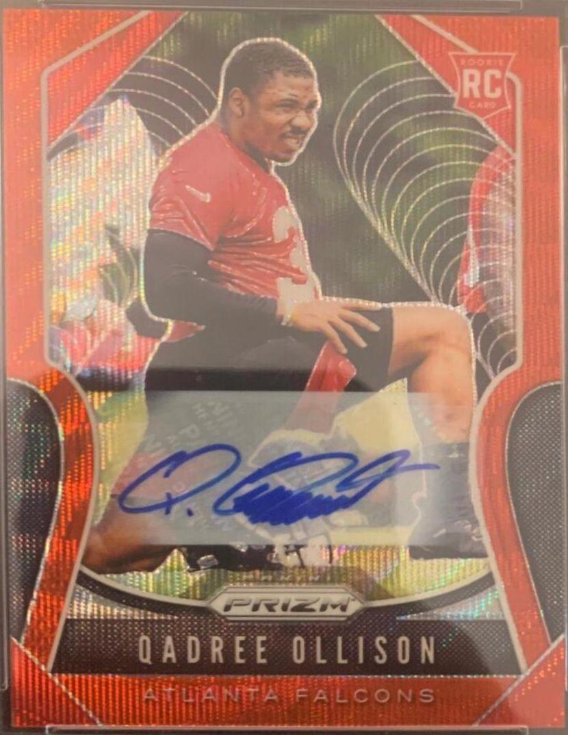 Qadree Ollison [Autograph Red Wave Prizm] #375