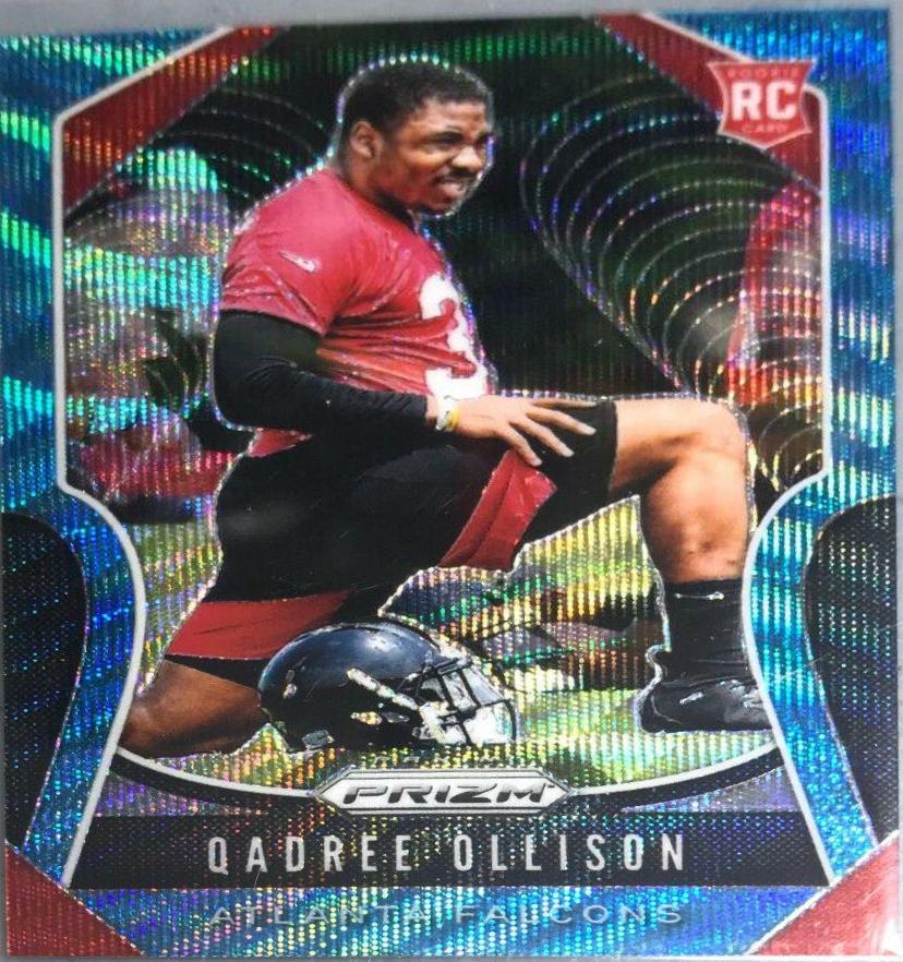 Qadree Ollison [Blue Wave Prizm] #375