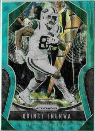 Quincy Enunwa [Blue Wave Prizm] #27