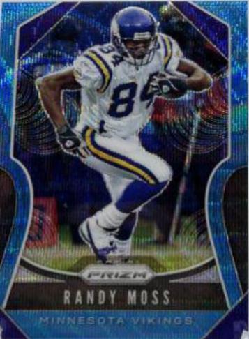 Randy Moss [Blue Wave Prizm] #294