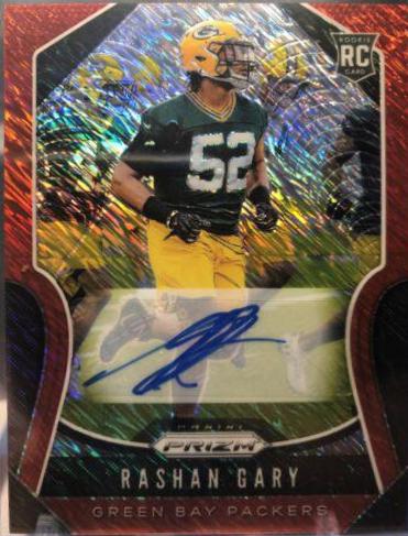 Rashan Gary [Autograph Red Shimmer Prizm] #317