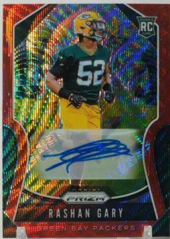 Rashan Gary [Autograph Red Wave Prizm] #317