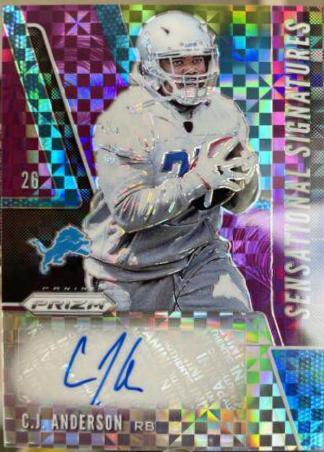 Rodney Anderson [Autograph Purple Power Prizm] #337