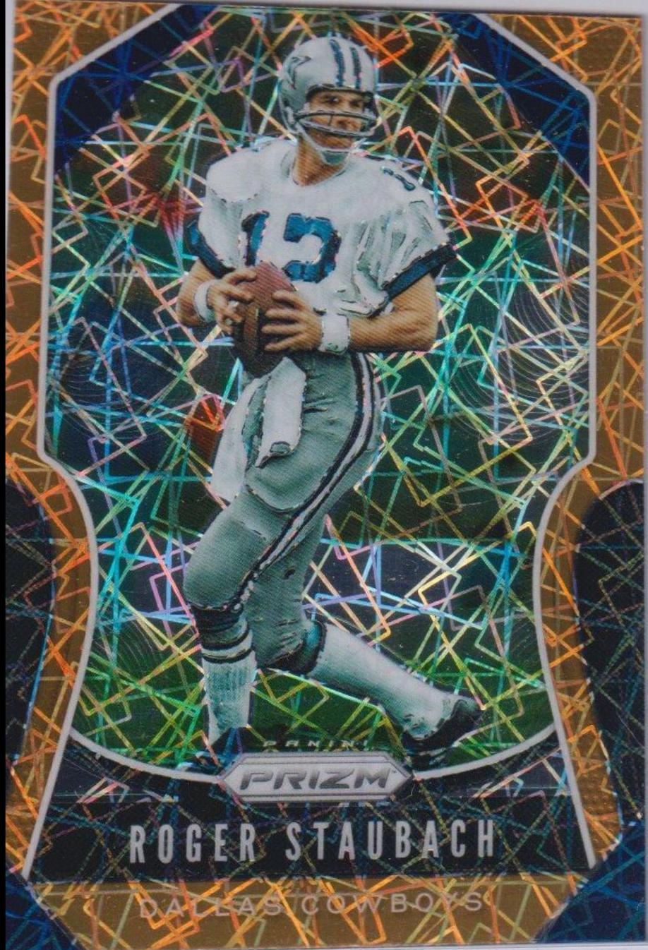 Roger Staubach [Orange Prizm] #270