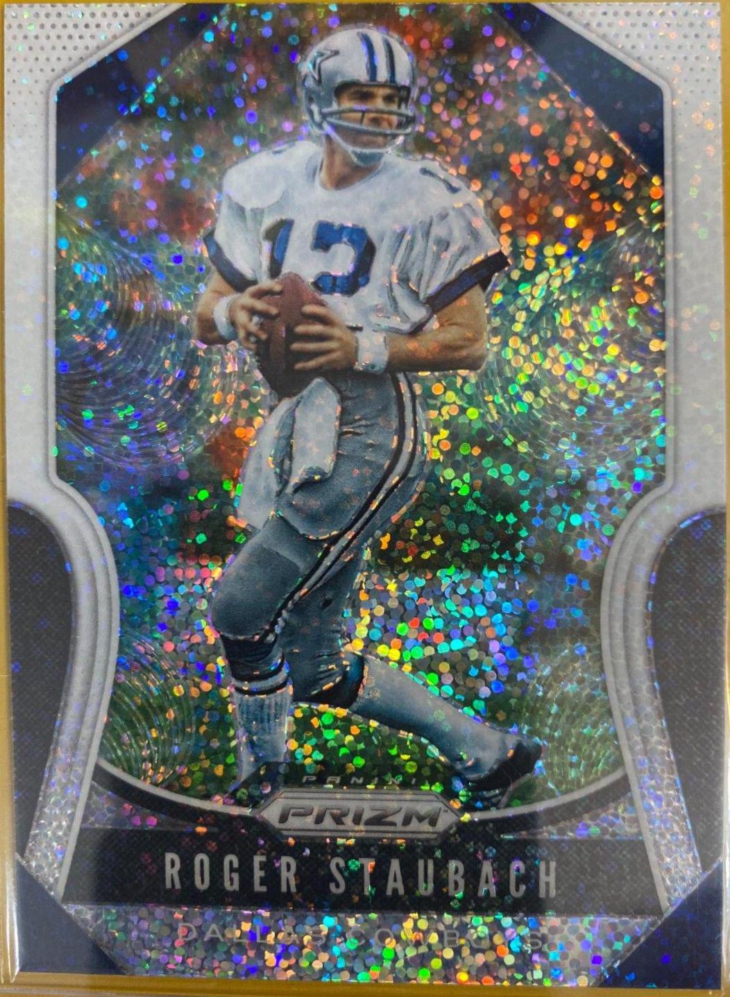 Roger Staubach [White Sparkle Prizm] #270