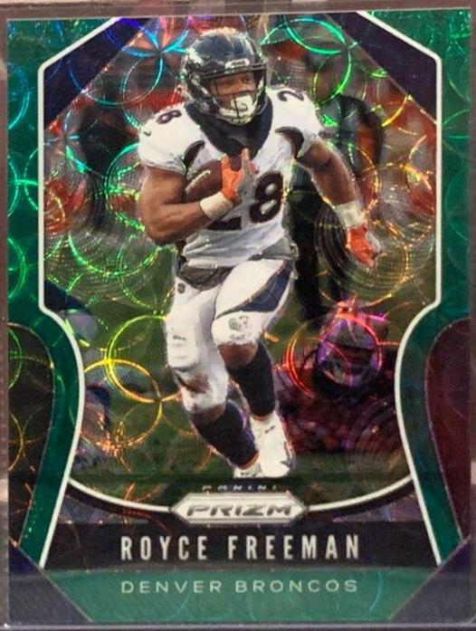 Royce Freeman [Green Scope Prizm] #204