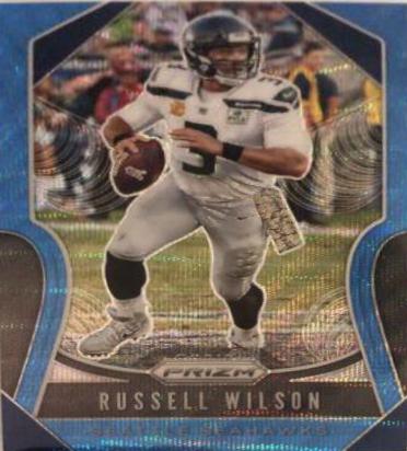 Russell Wilson [Blue Wave Prizm] #258