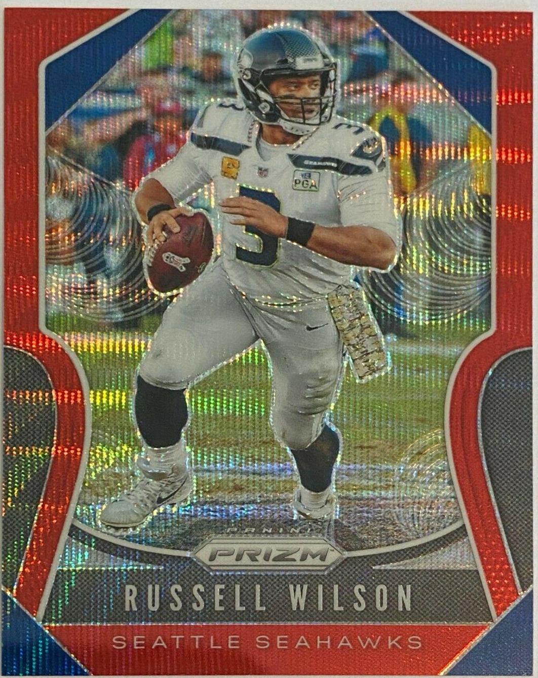 Russell Wilson [Red Wave Prizm] #258