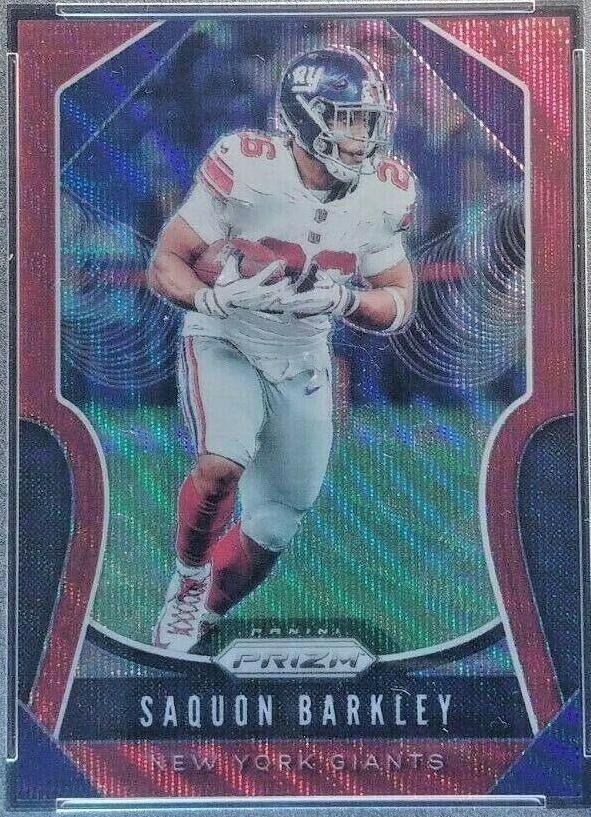 Saquon Barkley [Red Wave Prizm] #46