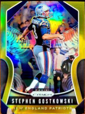 Stephen Gostkowski [Gold Prizm] #23