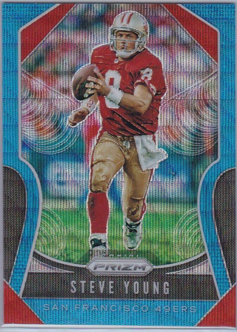 Steve Young [Blue Wave Prizm] #248
