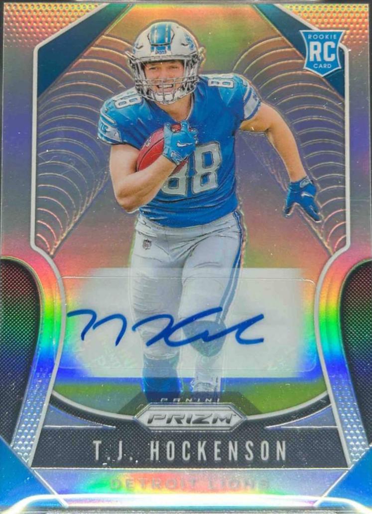 T. J. Hockenson [Autograph Gold Prizm] #364