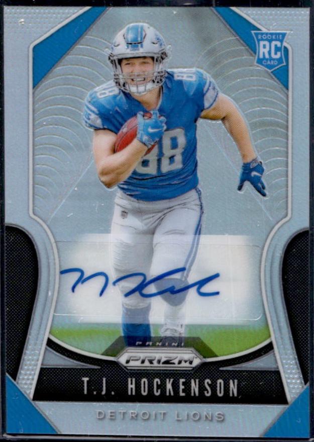 T. J. Hockenson [Autograph Pink Prizm] #364