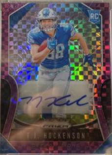 T. J. Hockenson [Autograph Purple Power Prizm] #364