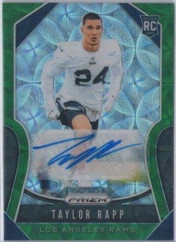 Taylor Rapp [Autograph Green Scope Prizm] #385