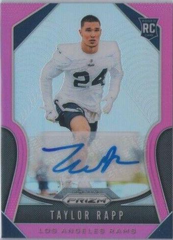 Taylor Rapp [Autograph Pink Prizm] #385