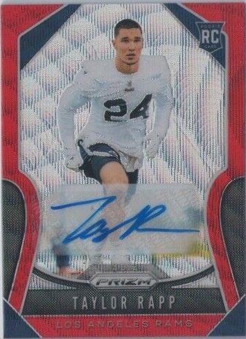 Taylor Rapp [Autograph Red Wave Prizm] #385