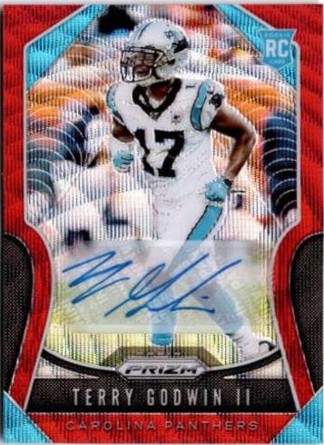 Terry Godwin II [Autograph Red Wave Prizm] #393