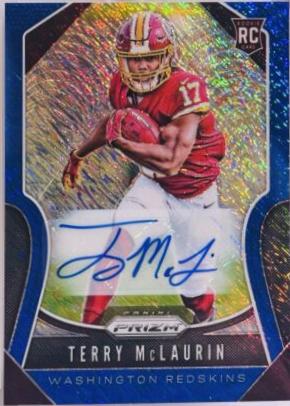 Terry McLaurin [Autograph Blue Shimmer Prizm] #353