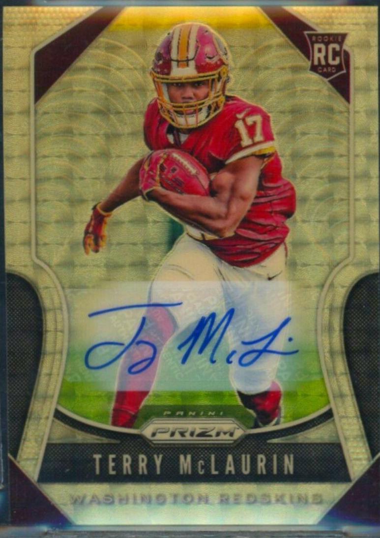 Terry McLaurin [Autograph Gold Vinyl Prizm] #353