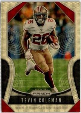 Tevin Coleman [Gold Vinyl Prizm] #253