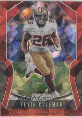 Tevin Coleman [Red Ice Prizm] #253