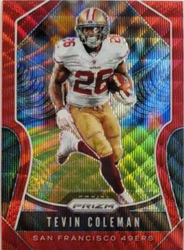 Tevin Coleman [Red Wave Prizm] #253