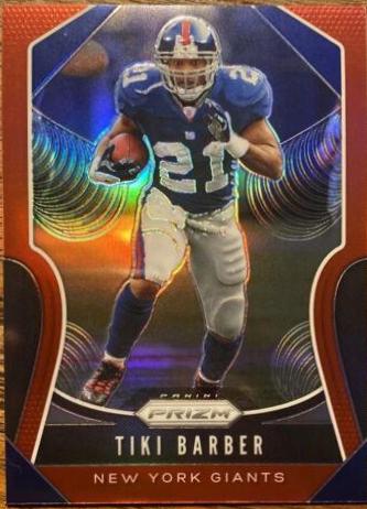 Tiki Barber [Red Prizm] #271