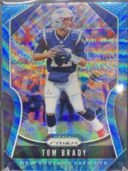 Tom Brady [Blue Wave Prizm] #18